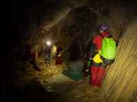 Underground river, Gournier cave