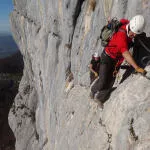 Depuis Lyon la via ferrata de la Roche Veyrand