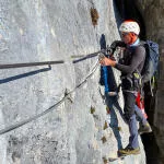 Via ferrata proche de Lyon dans le massif des Bauges