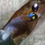 Le canyon du Pont du diable proche du lac d'Annecy