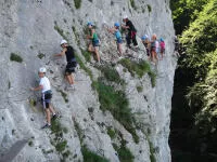 Via ferrata du col du chat pour ACM et associations de mineurs