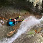 A Annecy le canyon d'Angon pour débutant 