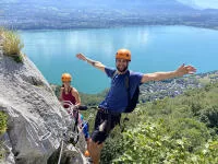 Aix les Bains lake , and Cornillon via ferrata