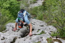 Rock climbing initiation 