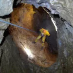 Grotte de la Falconnette, massif du Bugey