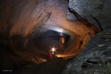 Entering the traverse (dent de crolles)