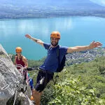 Via ferrata de roc Cornillon pour un séminaire d'entreprise