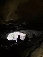 Cave entrance, in Chartreuse mountain