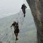 Via ferrata depuis Grenoble à Jules Carret dans les Bauges