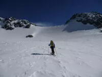 Montée au col de Gébroulaz